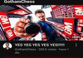 GothamChess GM GM GM A にににににに GM M THE WE GM GM GM GM YES YES YES YES YES!!!!!! GothamChess 205 K vistas • hace 1 día 24:00