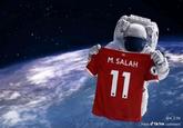 An astronaut with Mohammed Salah's shirt. All he had to do was ask.