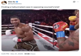 A "tweet":https://knowyourmeme.com/memes/sites/twitter-x about the Anthony Joshua Smiling at Jake Paul Before Punching Him image.