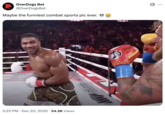 A "tweet":https://knowyourmeme.com/memes/sites/twitter-x about the Anthony Joshua Smiling at Jake Paul Before Punching Him image.