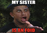 A "recaption":https://knowyourmeme.com/memes/recaption meme "ironically":https://knowyourmeme.com/memes/ironic-memes using the internet "slang":https://knowyourmeme.com/memes/internet-slang term "foid":https://knowyourmeme.com/memes/foid-slang.