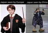 Japan seen by Europe Japan seen by China