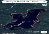 Triangle Pond, St. John... × puod Triangle Google Maps 2025 Go 200 ft 50 m