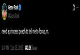 Gene Park @GenePark need a princess peach to tell me to focus, m. 3:41 AM • Dec 25, 2025 140.3K Views