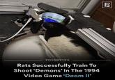 X FOSSBYTES Rats Successfully Train To Shoot 'Demons' In The 1994 Video Game 'Doom II'