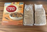 29NOV2026 CI091715 FIBER One DOWNLOAD THE APP SCAN BOX ESCANEA DESCARCA LA APLICACION General EXCELLENT SOURCE OF FIBER COOD SOURCE OF CALCIUM 18 SWHOLE CRAIN PER SERVING Mills FIBER One Cereal 65% DAILY VALUE OF FIBER & Og ADDED SUGAR NOT A LOW CALORIE FOOD, SEE NUTRITION INFORMATION FOR CALORIE CONTENT WITH Whole grain AMPLINGA FRA SUGGESTION SUGERENCIA DEAD ORIGINAL BRAN CEREAL CEREAL DE SALVADO NET WT/PESO NETO 1 LB 3.6 OZ (19.6 OZ) (555g) PER 2/3 CUP SERVING POR RACIÓN DE 2/3 TAZA 90 140 保買 CALORIES BRASA FORMACE DEL PRODUCTS PEMA