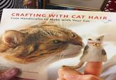 CRAFTING WITH CAT HAIR Cute Handicrafts to Make with Your Cat by Kaori Tataya Transla by Ar m the Japanese man 195