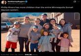A Twitter post. It reads, "Phillip Rivers has more children than the entire Minneapolis Somali daycare system."