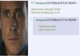 Anonymous 03/12/18(Mon)00:58:53 No.78620419 >artist becomes a born-again Christian >their music immediately goes to s--- Anonymous 03/12/18(Mon)01:01:01 No.78620459 > artist becomes Hindu >goes to street to s--- ✓