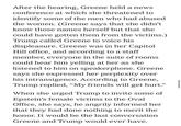After the hearing, Greene held a news conference at which she threatened to identify some of the men who had abused the women. (Greene says that she didn't know those names herself but that she could have gotten them from the victims.) Trump called Greene to voice his displeasure. Greene was in her Capitol Hill office, and according to a staff member, everyone in the suite of rooms could hear him yelling at her as she listened to him on speakerphone. Greene says she expressed her perplexity over his intransigence. According to Greene, Trump replied, "My friends will get hurt." When she urged Trump to invite some of Epstein's female victims to the Oval Office, she says, he angrily informed her that they had done nothing to merit the honor. It would be the last conversation Greene and Trump would ever have.