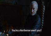 You're a Northerner aren't you?
