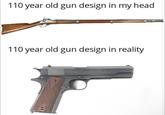 110 year old gun design in my head 110 year old gun design in reality