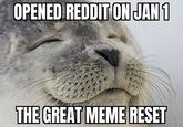 OPENED REDDIT ON JAN 1 THE GREAT MEME RESET