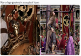 Mar-a-lago gardens in a couple of hours