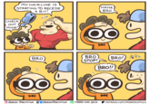 MY HAIRLINE IS STARTING TO RECEDE A BIT! SLIDE CHECK OUT MINE! Co HAHA BRO BRO BRO STOP! BRO! BRO!! OO MARKO. RAASSINA MARKO RAASSINA WEB TOON NERD AND JOCK PATREON.COM/MARKOCOMICS