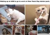 Waking up at 4AM to go to work on New Years Day starter pack. LOVE made with mematic