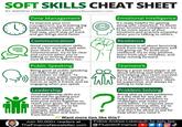 SOFT SKILLS CHEAT SHEET BY ANDREW LOKENAUTH | The Finance Newsletter.com Time Management To improve your time management, try breaking big tasks into smaller ones, and set deadlines for each part. That way, you'll stay on track and get things done faster. Communication Good communication skills are key for working well with your team. o be a better communicator, try to be clear and concise when you're talking or writing, and make sure to listen to others too. Public Speaking Being good at public speaking can help make a great impression on others. To improve your public speaking, practice talking in front of a mirror or with a friend, and be engaging when you speak Leadership Good leadership skills are essential for guiding your team and making sure everyone works together to reach your goals. To become a better leader, try to be confident, set a good example, and always be willing to listen and learn from others. WW Emotional Intelligence It's really helpful for getting along with coworkers. To boost your emotional intelligence, try to be more aware of your emotions and practice empathy when you're talking to others. Resilience Resilience is all about bouncing back from tough situations and not giving up. To build your resilience, try to stay positive, learn from your mistakes, and keep moving forward. Teamwork Being a great team player is all about working well with others and helping your team succeed. To be a better team member, try to be open to others' ideas, be supportive, and always be willing to help out. ? Problem-Solving Being able to solve problems is a key skill for any job. It helps you find solutions to challenges and make your work better. To improve your problem-solving skills, try to be creative, think critically, and don't be afraid to ask for help when you need it. Want more tips like this? Join 50,000+ readers at TheFinanceNewsletter.com Follow Andrew Lokenauth for daily tips: @FluentinFinance ▸ fod