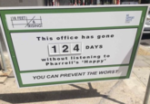 118 FEET RISING This office has gone 124 DAYS without listening to Pharrell's 'Happy' YOU CAN PREVENT THE WORST WE SUPPORT SAFETY SYSTEMS