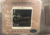 Showtime Glass TM Screen Protector Glitter-Infused Glass Briller Protecteur Pour Écran Add Bling Your Screen MOXYO iPhone 6s/7 Screen Prote Glimer-h