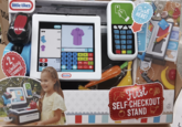 008 little tikes *2* Working SCANNERS Beep! 00 little tes 2.99 4.49 9.42 x 7 8 9 20 10 4 5 6 5 60 16.90 + 0.72 1 2 3 = X 0 17.62 little tikes 4 6 19 Push HERE! ES CANNER T ENS CARD First of SELF-CHECKOUT * STAND 2- YEARS E