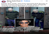 NEW YORK New York Post ❤ Follow • POST 3h . Earlier this week, The Post reported that Rourke is facing eviction from his LA abode after allegedly racking up nearly $60,000 in unpaid rent. NEW YORK POST 'Possibly extinct' flat-headed cat caught on camera - after not being seen in wild for 30 years