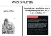 WHO IS FASTER? Jaghatai Khan Grimdank users who feel the need to tell everyone why they don't like TC on any post about TC Trench Crusade is just a little one note for me, its the diversity and self deprecating aspects of 40k that made me fall in love with the universe. All the TC factions share very similar aesthetics to the point that its not immediately apparent which units is from which faction, unless you've read up on the lore. While factions in 40k don't just share different styles, but different thematic tones and ideologies. You know factions like the Orks, Eldar, Death Corps of Krieg, Tau, Sisters of Battle, etc, etc all feel incredibly unique and separate to each other. Its not just oppressing grey grim dark, theres light and humour and variety.