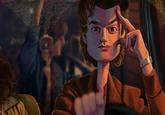 A closer cropped drawing of Steve Harrington driving the van by artist Ayisha Zeba. The art is based on Stranger Things season 5.