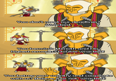 You don't meet our deadlines? Wracked. כ) You besmirch Menoth and His highest servants? Double wracked! على You betray your country and cooperate with us? Believe it or not, wracked!