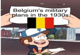 Belgium's military plans in the 1930s T This is worthless!