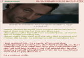 : Anonymous 08/26/23(Sat)23:53:52 No.74519753 амс e8e94a791295b559719ccd7cd315abc66287f4f2_hq.gif 3.84 MB GIF >male isolates himself from society because p--- is easer than scoring for love and thus sex. >female isolates herself from society because males are no longer courting her. >base urges take over and she gets the attention and money she needs by selling herself on onlyfans etc. I just realized this. Its a cycle. When you stop participating in society, you don't hurt yourself, you hurt females too, your other half who you could have met, uplifted and kept straight, but that would also require keeping yourself straight first, which is too much hard work and so you don't do it. Its a vicious cycle.