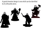 A good character design is one which can be identified by its silhouette alone.