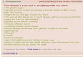 Anonymous 09/03/22(Sat)23:16:18 No.70072090 The closest I ever got to anything with my mom. >10 years ago >family event, have to share a hotel room AND a bed with my mom >night time, we get ready for bed >16 y/o at the time so I can't sleep without jerking off first >wait for her to fall asleep >pretty sure she's asleep >slowly stroke c--- >getting closer and closer >mom leans over me and grabs a tissue off the nightstand >"here" >"o-ok" >c-- in tissue >go into bathroom to further clean up >stay in their for what feels like an hour because I'm too embarrassed to go back to bed Comment too long. Click here to view the full text. >>70072594 #