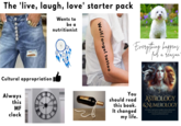 The 'live, laugh, love' starter pack Wants to be a nutritionist Cultural appropriation || Always this MF clock Wolf/angel tattoo •Everything happeng for a reason' You should read this book. It changed my life. 759 ASTROLOGY & NUMEROLOGY THE POWER OF BIRTHDAYS. NUMBERS, STARS & THEIR SECRETS TO SUCCESS, WEALTH, RELATIONSHIPS.FORTUNE . TELLING & HAPPINESS REVEALED
