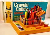 Crayola Craft Crayola Caddy A PLACE FOR EVERYTHING THIS SET INCLU THESE FINE CRAYOLA PROD HEAVY DUTY, REVOL NEW CRAYOLA 48 DIFFERENT CRAY NOZ JARS OF TEN WATERCOLOR TRAY 2 PAINT BRUSHES 1 CRAYON SHARPEN REMOVABLE WATE Crayol 00000000 ayou YEARS LDER