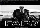 Yeah, he F----- AROUND with kids and we FOUND OUT in the Epstein files WHITE The White House @White House 1/3/26 No games. FAFO. FAFO The WHITE HOUSE