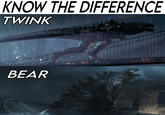 KNOW THE DIFFERENCE TWINK BEAR
