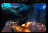 kong's handsize compared to godzilla's entire head... good lord