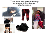 That one couple at every community college starterpack Ured Cocraft Doodlecarcom ZAS