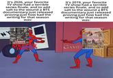 It's 2026, your favorite TV show had a terrible series finale, and to add salt to the wound a BTS documentary just released proving just how bad the writing for that season was: It's 2019, your favorite TV show had a terrible series finale, and to add salt to the wound a BTS documentary just released proving just how bad the writing for that season was: NY A FAREWELL TO WESTEROS WITH THE PEOPLE WHO BUILT THE REALM A DOCUMENTARY SPECIAL GAME OF THRONES THE LAST WATCH A NETFLIX DOCUMENTARY ONE LAST ADVENTURE THE MAKING OF STRANGER THING 5 STRAN TH S GAME OF THRONES