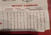 WORD SEARCH SUSHI RICE FISH CAKE SHRIMP STEAK VEGETABLE B T F ANTA S T C V EY N Y H EL P F UL F AU N O E ME Y RXA X B -MCAL - UI E V IT I UTN I TMA D A T K Q D P HW LU P S A 3 F U A Q LMS RWG DVL UOR E NE FCR SOAS D AV LX CL LO RAK JV S Y I RD J XGA R X >> P RE J DET ON D SF BXG E FXM RB Η ΣΙ A I D C NLX H RT E
