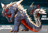 MONARC ASTER ID BIOLLANTE-010 SPACE GODZILLA GODZILLA-KONG SUPERNOVA DARER ZILLA arts