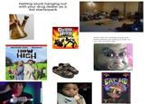 Getting stuck hanging out with your drug dealer as a kid starterpack WIDESCREEN METHOD MAN REDMAN HOW HIGH GUITAR HERO WORLD TOUR when your at a friends house and there parents are yelling at them so you just sit there like: lil WAYNE THA CARTER III