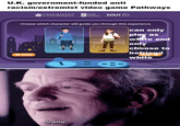 U.K. government-funded anti racism/extremist video game Pathways EAST RIDING Hull City Council SOUK Choose which character will guide you through this experience. BACK can only play as white and only choose to befriend white Ironic.