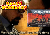 GAMES WORKSHOP WARHAMMER 40,000 3 MINIATURES CHAOS SPACE MARINES CHAOS BIKERS We're done when I say we're done