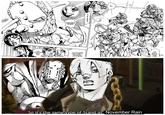 HOWLER'S STAND! ASTAND- A... CAN'T SEE IT, DRAGONA! IT'S COMING THE DOCU- MENTS, HAND THEM AND CHARMING THE SOLDIERS MAN, TOO. So it's the same type of Stand as November Rain