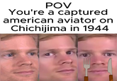 POV You're a captured american aviator on Chichijima in 1944