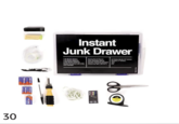 30 PI CELL PI CELL Instant Junk Drawer 19V Akan Bery 4AAAaline Batteries 4AAAAkaline Bateries Mub Sonder with 6 s LED Fligh Sewing Kit (15 Pieces) Wine and Bute Opener Wooden Toothpicks (50 Pack) SMEFT) Se Pubber Bands (12 inches) Scissors (7 Inches)