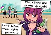 WOMAN adult humon femo Harry Potter Let's defend trans rights together <3 The TERFS are acting up again! Qwarz Atarz
