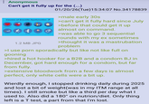: Anonymous Can't get it fully up for the (...) Causes of Erectile Dysfunction 01/20/26(Tue)15:34:07 No.34178839 >male early 30s >can't get it fully hard since July >before that could get it up almost on command. >was able to go 3 sequential 1.2 MB JPG rounds with my ex sometimes >thought it was a mastrubation problem >I use p--- sporadically but like not like full on gooning >hired a hot h----- for a B2B and a condom BJ in December, got hard enough for a condom, but far from fully. >extensive bloodwork from a few days is almost perfect, only white cells were a bit up. Wierdly enough, I stopped drinking daily during 2025 and lost a bit of weight(was in my ITM range at all times). I still smoke but like a third per day what I used to. Also did a 180° on nutrion/diet. Only thing left is a T test, a part from that I'm lost.