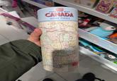 1000 PIECES VINTAGE MAP CANADA JIGSAW PUZZLE M Michip SUPE D A GULF 0 F MEXIC D